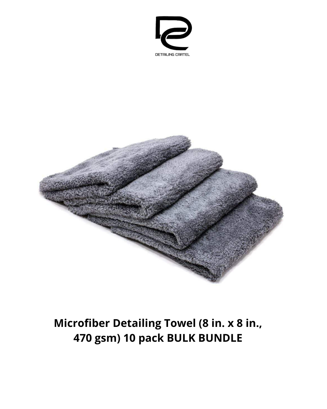 Edgeless Detailing Towels (16 in. x 16 in. 470 gsm) 4 pack
