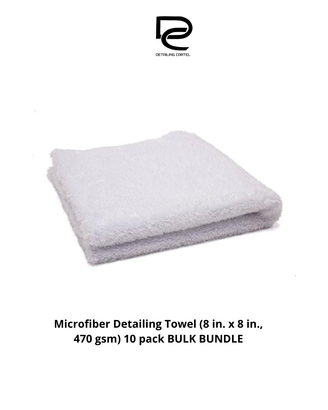 Edgeless Detailing Towels (16 in. x 16 in. 470 gsm) 4 pack