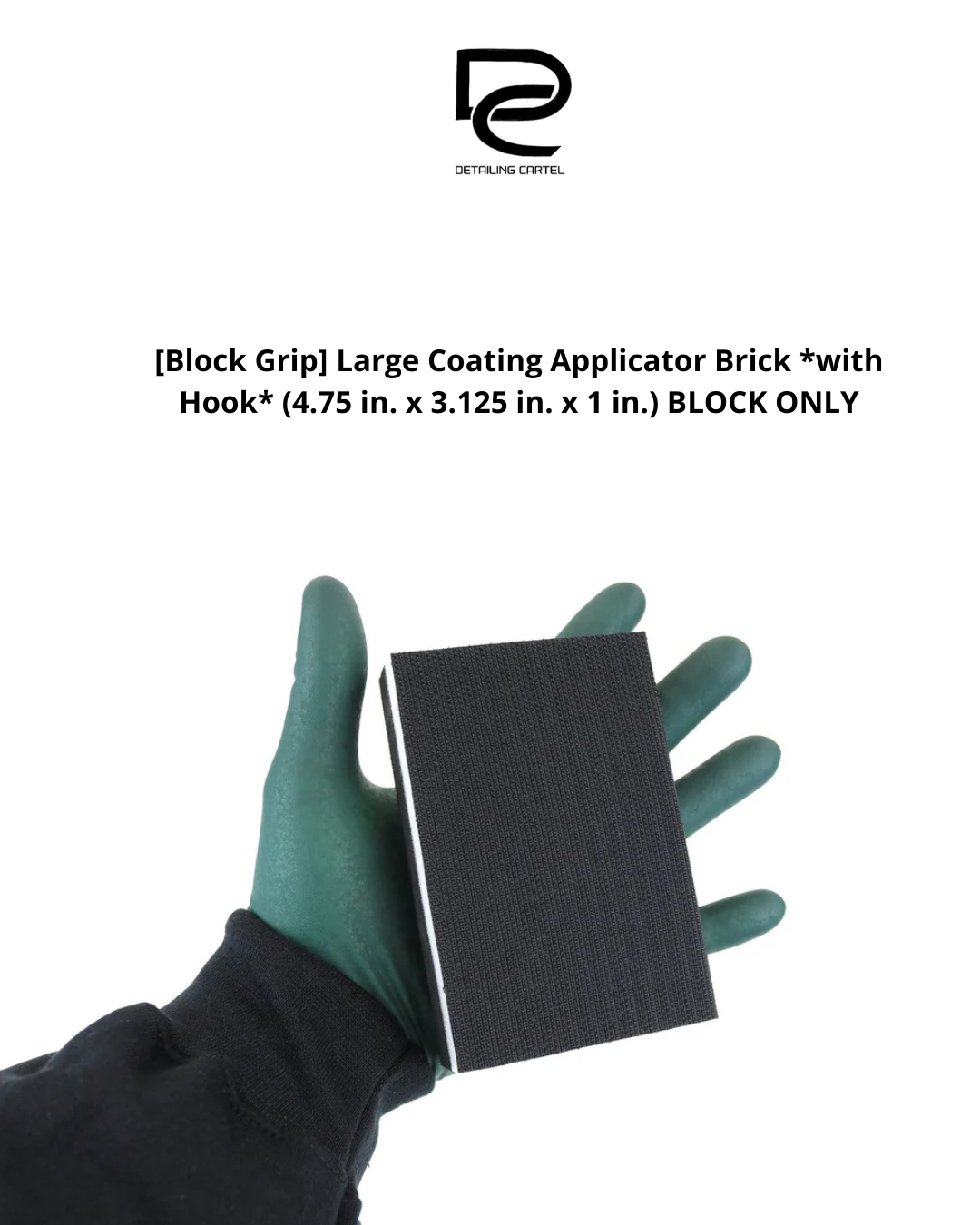 [Block Grip] Large Coating Applicator Brick (4.75 in. x 3.125 in. x 1 in.) block only