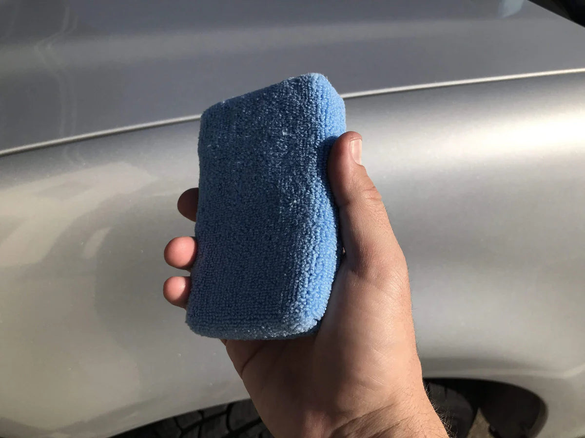 [Block Sponge Thin] Microfiber Applicator Pad (5 in. x 3.5 in. x 0.75 in.) 4 Pack