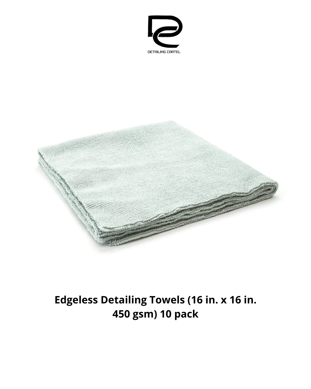 Edgeless Detailing Towels (16 in. x 16 in. 450 gsm) 10 pack
